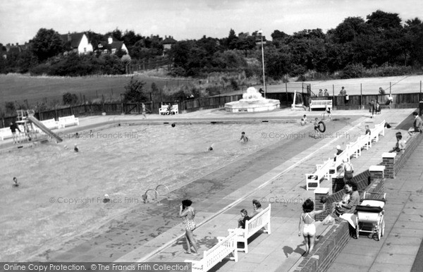 Photo of Letchworth, the Swimming Pool c1950