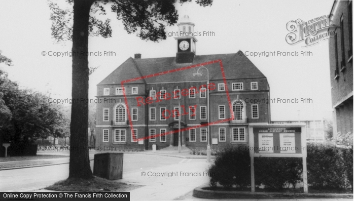 Photo of Letchworth, The Town Hall c.1965
