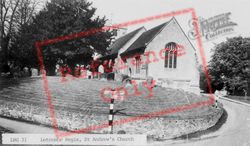 St Andrew's Church c.1960, Letcombe Regis
