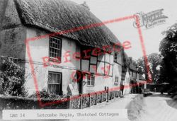Thatched Cottages c.1955, Letcombe Regis