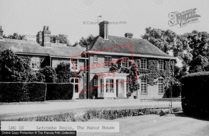 Photo of Letcombe Regis, The Manor House c.1955