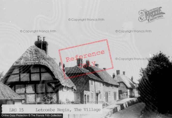 Photo of Letcombe Regis, The Village c.1955