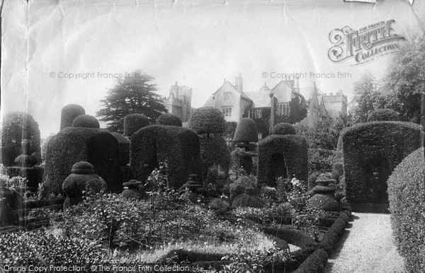 Levens, Hall, the Gardens 1891 Photo of Levens, Hall, The Gardens 1891
