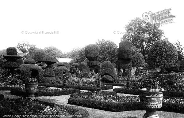 Levens, Hall, the Gardens 1891 Photo of Levens, Hall, The Gardens 1891