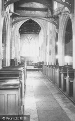 St Leonard's Church  Interior c.1965, Leverington