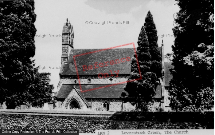 Photo of Leverstock Green, Holy Trinity Church c.1955