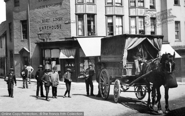 Photo of Lewes, A Delivery Cart 1890