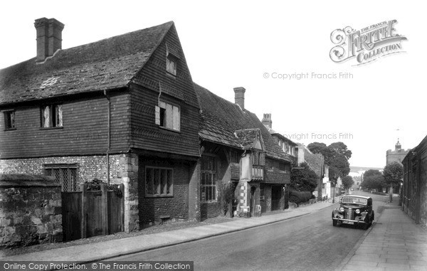 Photo of Lewes, Anne Of Cleves Cottage, Southover c.1950