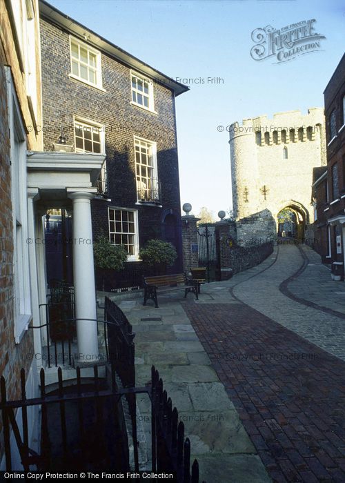Photo of Lewes, Castle, Barbican Gate c.1980