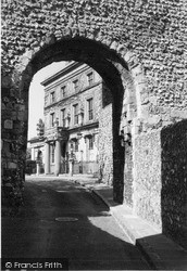 Entrance To Castle c.1955, Lewes
