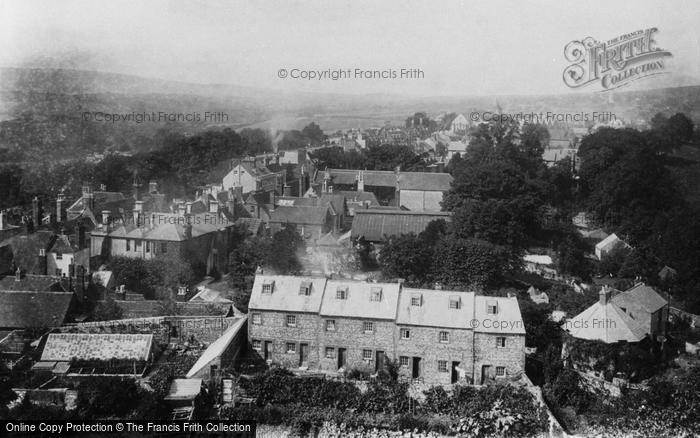 Photo of Lewes, From The Castle Looking West 1894