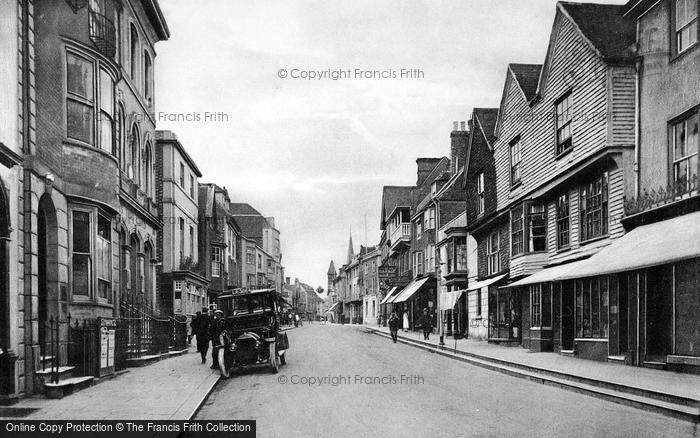 Photo of Lewes, High Street c.1920