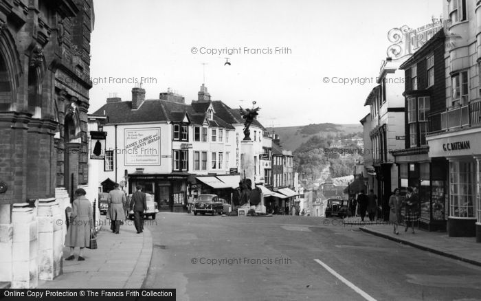 Photo of Lewes, High Street c.1960