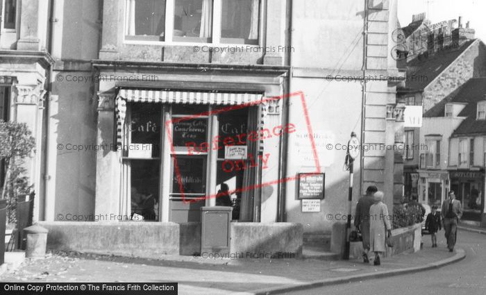Photo of Lewes, High Street Cafe c.1960