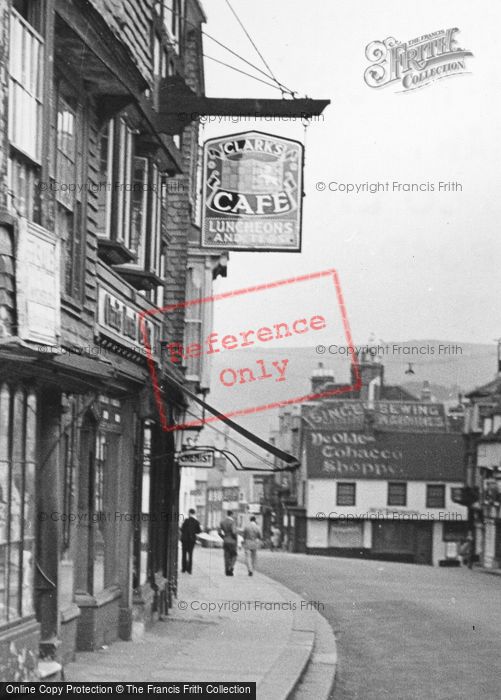Photo of Lewes, High Street, Clark's Cafe c.1950