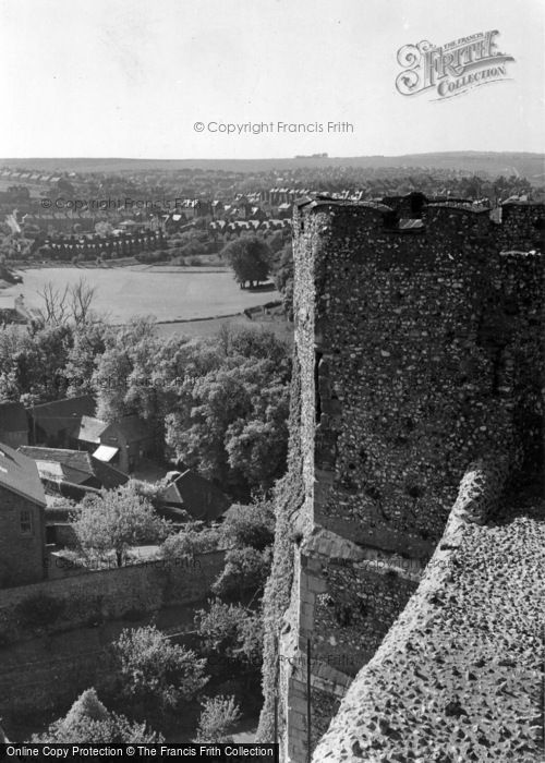 Photo of Lewes, Looking West From The Castle c.1955