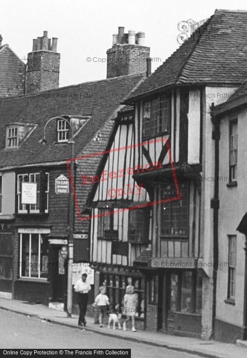 Photo of Lewes, Old House, High Street c.1950