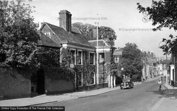 Photo of Lewes, Shelley's Hotel c.1950