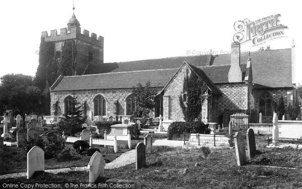 Photo of Lewes, Southover Church 1890