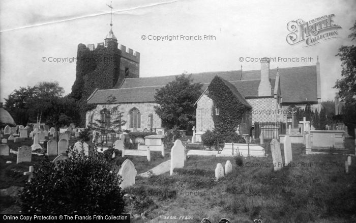 Photo of Lewes, Southover Church 1894