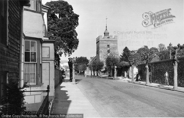 Photo of Lewes, St John The Baptist Church c.1950