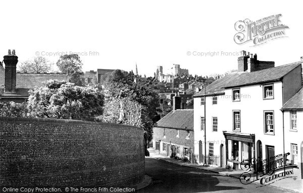 Photo of Lewes, The Castle From Southover c.1955