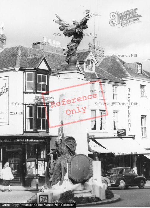 Photo of Lewes, The Memorial c.1960
