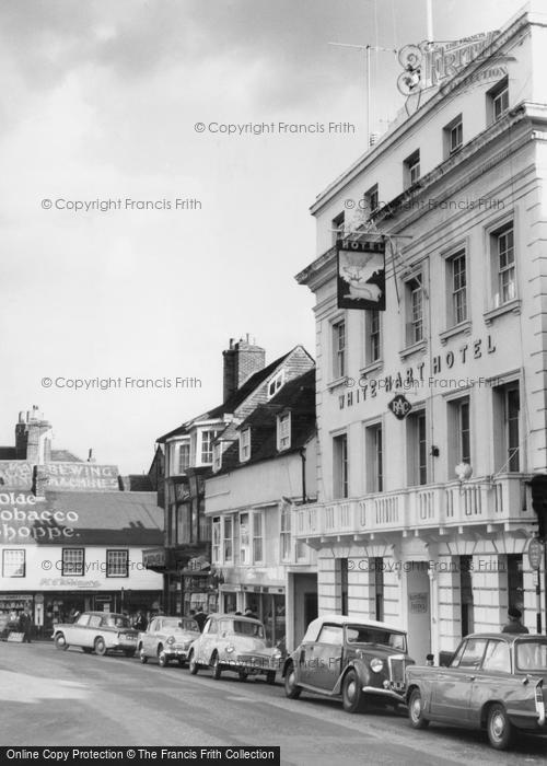 Photo of Lewes, White Hart Hotel c.1960