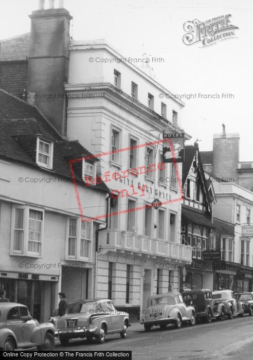 Photo of Lewes, White Hart Hotel c.1960