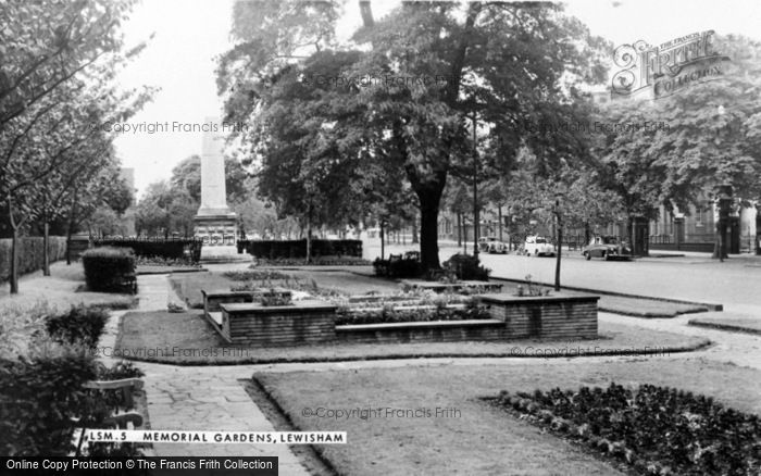 Photo of Lewisham, Memorial Gardens c.1960