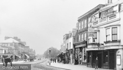 Old High Street And Old Castle Inn c.1900, Lewisham