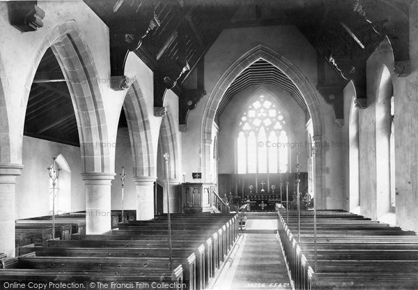 Photo of Leyburn, Church Interior 1896