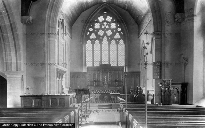 Photo of Leyburn, Church Interior 1906