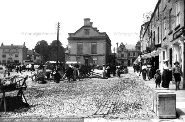 Photo of Leyburn, Market Place 1914