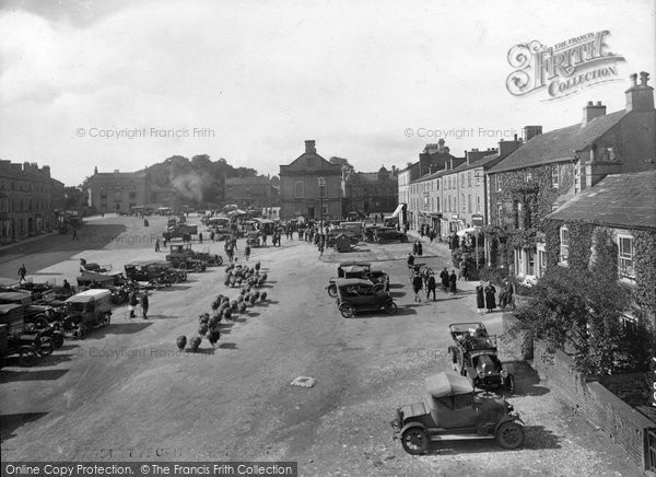 Photo of Leyburn, Market Place 1925