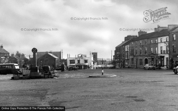 Photo of Leyburn, Market Place c.1954