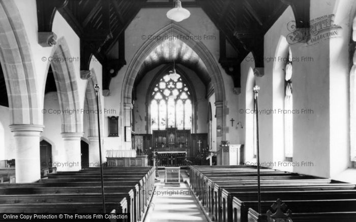 Photo of Leyburn, St Matthew's Church Interior c.1955