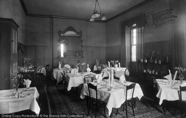 Photo of Leyburn, The Dining Room, Golden Lion Hotel 1934