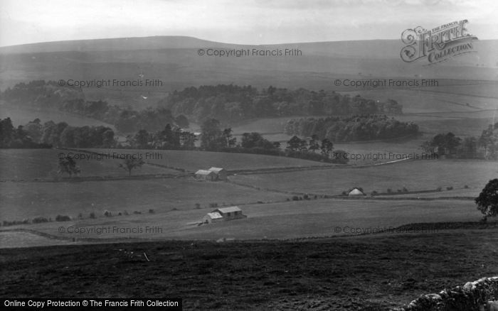 Photo of Leyburn, View From Richmond Road 1924