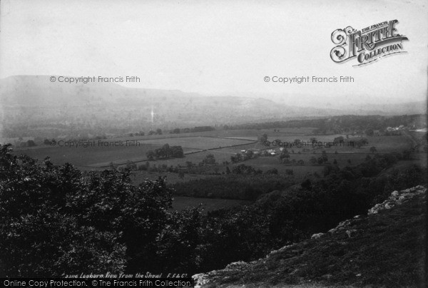 Photo of Leyburn, View From The Shawl 1893