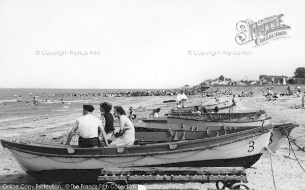 Photo of Leysdown On Sea, The Beach c.1955