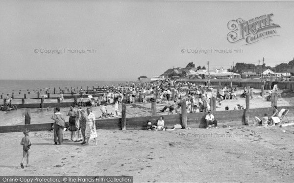 Photo of Leysdown On Sea, The Beach c.1955