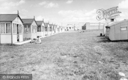 Leysdown-on-Sea, Warden Bay Caravan Park c1955