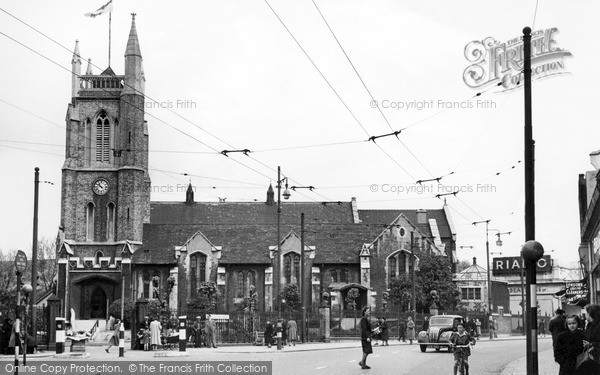 Photo of Leytonstone, St John's Church c1950