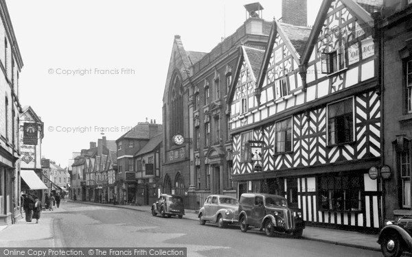 Photo of Lichfield, Bore Street c1955