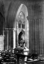 Cathedral, A View From St Stephen's Chapel c.1955, Lichfield