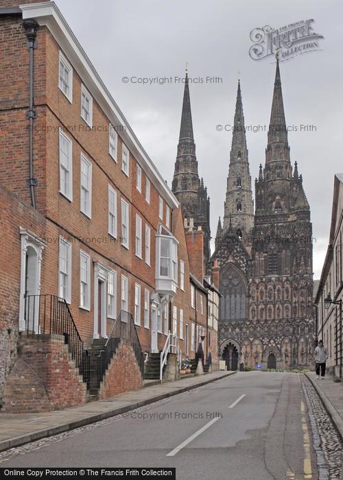 Photo of Lichfield, Cathedral From The Close c.2008