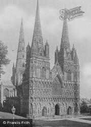 Cathedral N.W c.1935, Lichfield