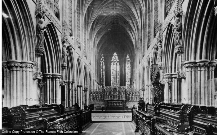 Photo of Lichfield, Cathedral, The Choir c.1935