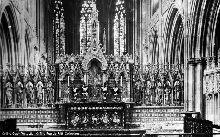 Photo of Lichfield, Cathedral, The Reredos c.1935